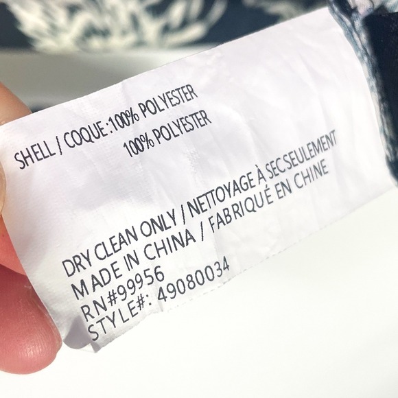 Shoshanna Essie Dress Black Ivory Floral Print Long Sleeve Shirt Dress Size 6 - Picture 15 of 15